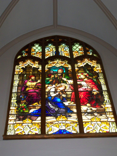 St. Patrick's Roman Catholic Church Stained Glass Window