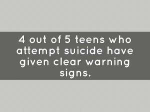 suicide warnings