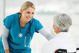 nurse with patient