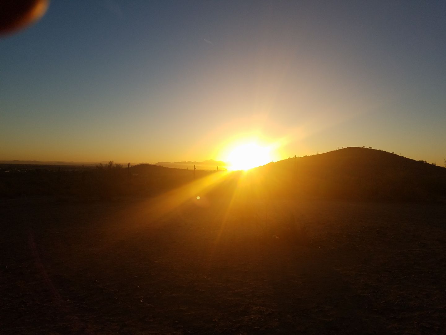 mountains in morning