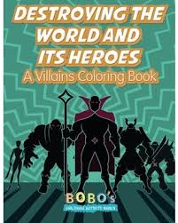 a villains coloring book