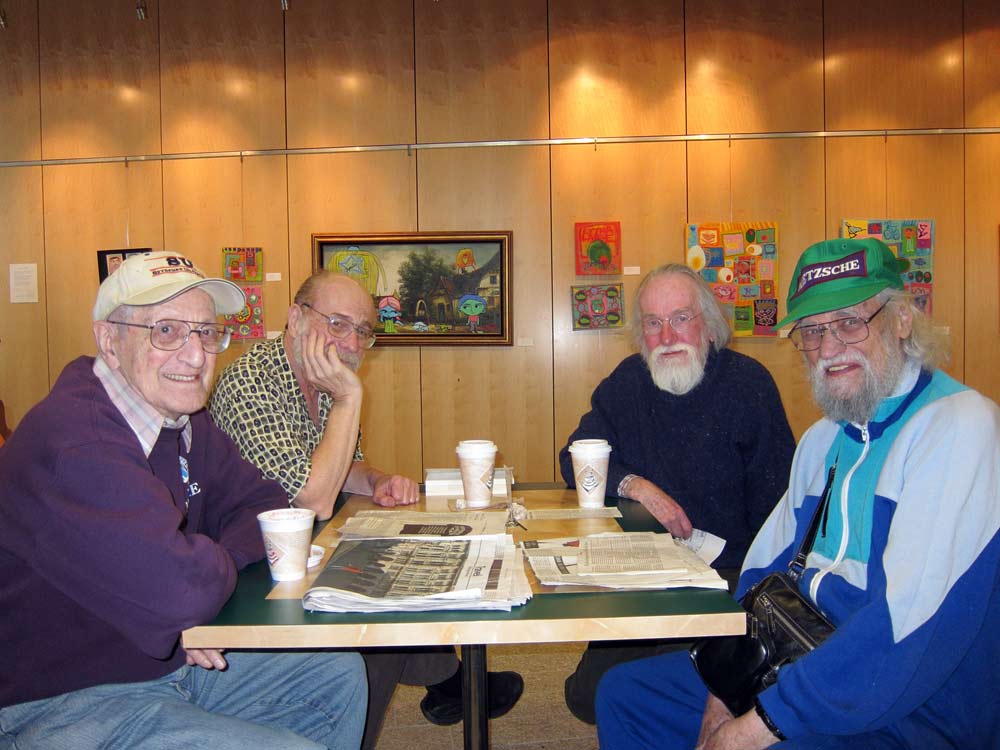 old men coffee club